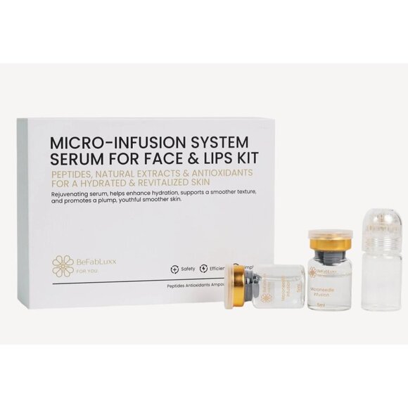 Micro-Infusion System Face, Lips (1Micro Tool + 2Serums) Antiaging Derma Stamp - Picture 3 of 10